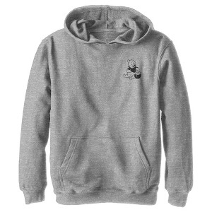 Boy's Winnie the Pooh Bear Pocket Sketch Pull Over Hoodie - 1 of 4