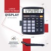 CATIGA 8-Digit & 12-Digit Desktop Calculator, Large LCD, Sensitive Buttons, Dual Solar Power, Standard Function for Office, Home, School - 3 of 4