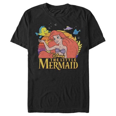 Men's The Little Mermaid Ariel Classic T-shirt : Target