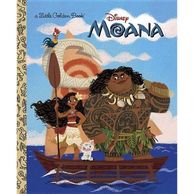 Moana Little Golden Book - by Andrea Posner-Sanchez (Hardcover)