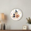 Creative Products Halloween Watercolor Pets 20 x 20 Round White Framed Print - 4 of 4