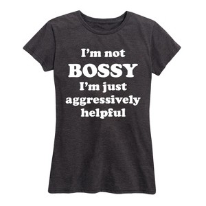 Women's - Instant Message - I'm Not Bossy Short Sleeve Graphic T-Shirt - 1 of 4