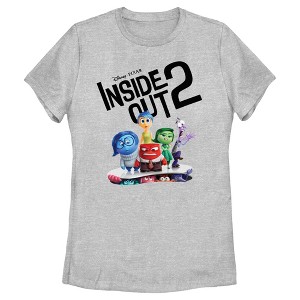 Women's Inside Out 2 Logo New Emotions T-Shirt - 1 of 4