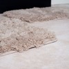 Hastings Home 3-Piece Super Plush Nonslip Bath Mat Set – Taupe - 3 of 4