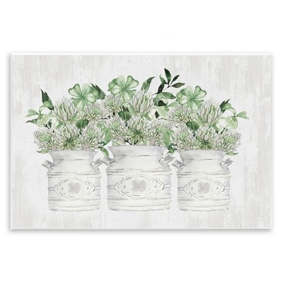 Stupell Industries Rustic Shamrock Bouquets, 15" x 10"