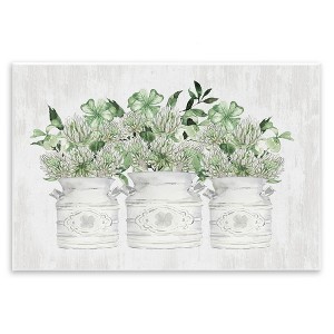 Stupell Industries Rustic Shamrock Bouquets, 15" x 10" - 1 of 4
