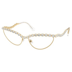Swarovski SK 1030 4004 Womens Cat-Eye Eyeglasses Gold 59mm - 1 of 3
