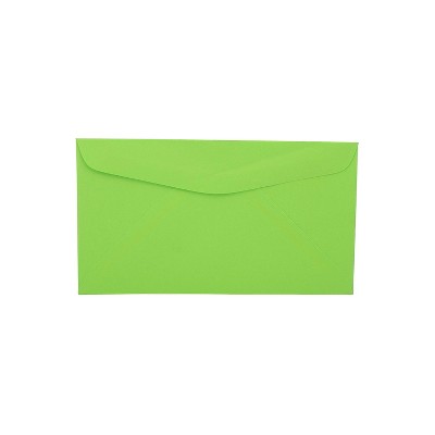 JAM Paper #6 3/4 Pastel Commercial Colored Envelopes 3.625 x 6.5 Light Green 457611417A