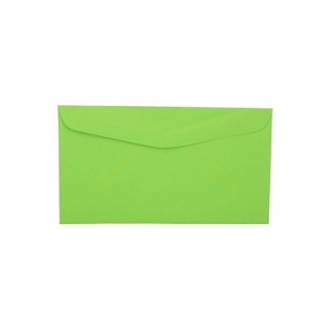 JAM Paper #6 3/4 Pastel Commercial Colored Envelopes 3.625 x 6.5 Light Green 457611417A - 1 of 4