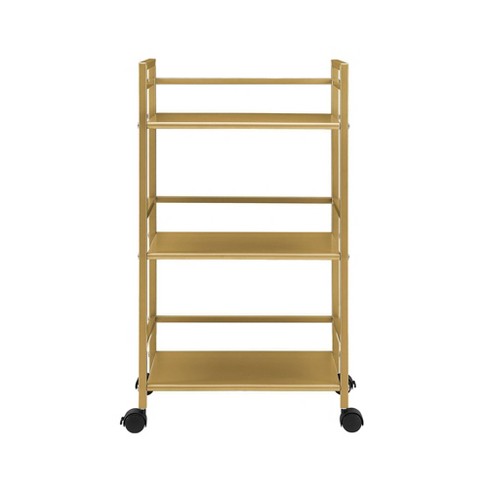 3 Tier Metal Utility Cart Chrome - Brightroom™