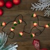 Northlight 10 Count Snowman Heads with Scarves Christmas Light Set, 7.5ft Green Wire - image 3 of 4