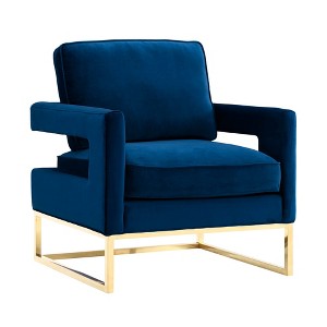 TOV Furniture Avery Velvet Accent Chair - 1 of 4