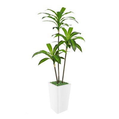 Artificial Tree in Pot with Realistic Leaves & Natural Wood Trunk 5FT/6FT/7FT/8FT
