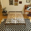 FUFU&GAGA Solid Pine & Rubberwood Bed Frame Platform, Sturdy Support Queen Size Bed - 4 of 4