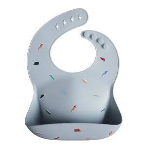 Mushie Silicone Baby Bib - 1 of 4