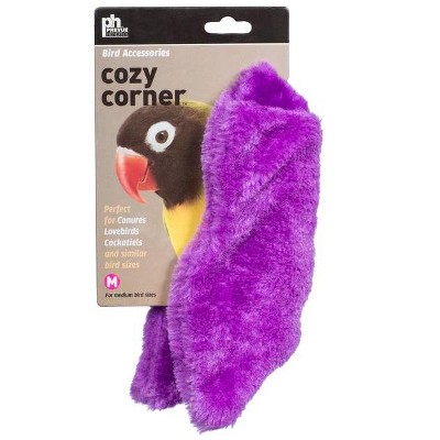 Prevue Pet Cozy Corner Fleece Bird Blanket - Medium (Purple)