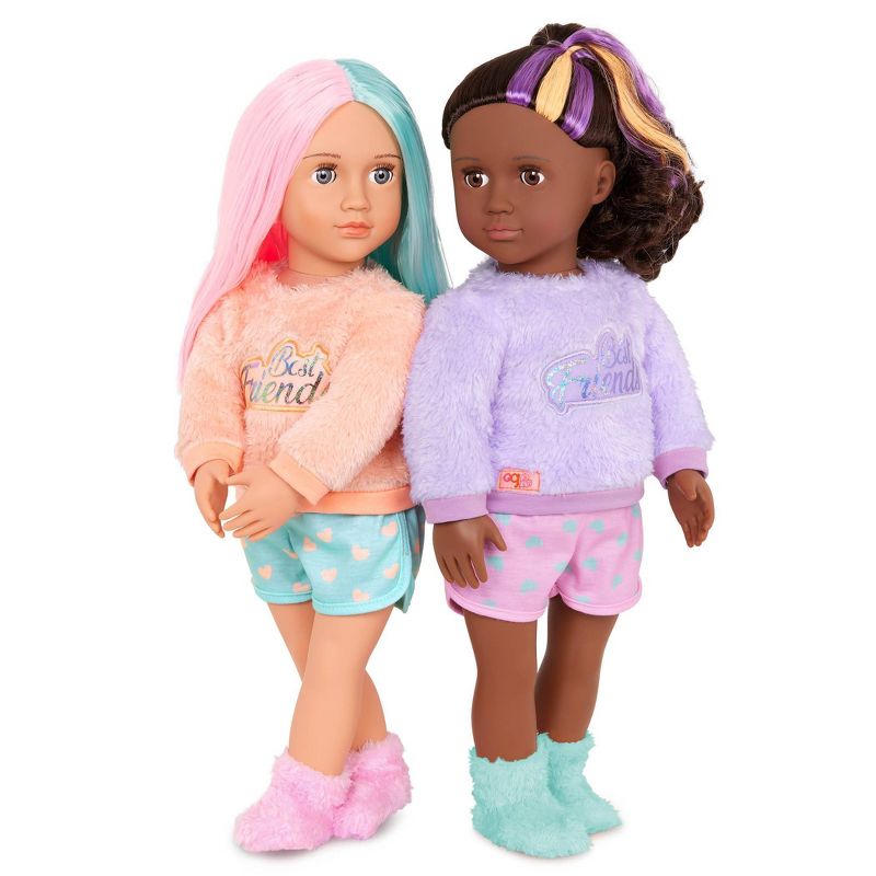 Our Generation Lumi &#38; Isabel 2 Best Friends 18&#34; Slumber Party Dolls, 3 of 7