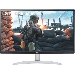 Manufacturer Refurbished LG 27UP600-W 27" 4K (3840x2160) IPS FreeSync Monitor, White - 1 of 1
