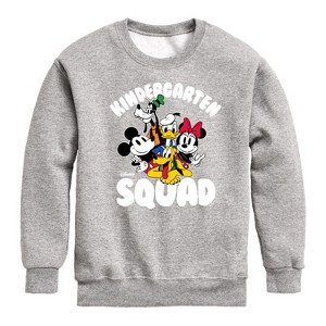 Boys' - Disney - Kindergarten Squad Graphic Long Sleeve Fleece Sweatshirt - 1 of 4