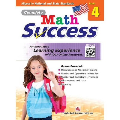 Complete Math Success Grade 4 - Learning Workbook for Fourth Grade Students - Math Activities Children Book - Aligned to National and State Standards