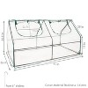 Sunnydaze Outdoor Portable Plant Shelter Mini Greenhouse with Double Zipper Doors and Cover - Clear - 3 of 4
