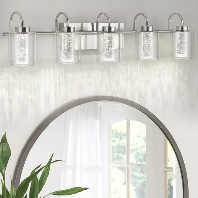 Whizmax Bathroom Light Fixture, Brushed Nickel Vanity Lights, Dimmable 3 Color Temperatures, Suitable for Bathroom, Hallway, Kitchen, Bedroom
