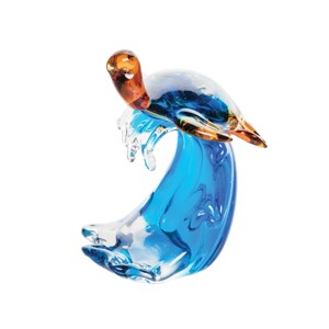 Beachcombers Turtle Curl Wave Figurine - 1 of 1