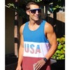 Tipsy Elves 4th of July Tank Tops - Mens USA Sleeveless Shirt - Retro Patriotic American Flag Tanks for Men - 2 of 4