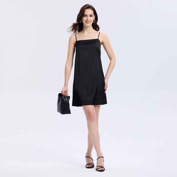 Vestido Mini de Satén Tipo Camisero para Mujer - A New Day™ 3