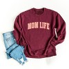Simply Sage Market Women's Graphic Sweatshirt Curved Mom Life - 3 of 4