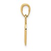 Black Bow Jewelry 14k Yellow Gold Small New York Skyline in Apple Pendant - 2 of 4