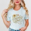 Country Girl Rope Watercolor  - Womens Short Sleeve Graphic T-Shirt - 2 of 4