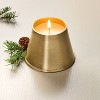 Small Brass Fireside Spruce Bell Candle 4.58oz - Hearth & Hand™ with Magnolia - 2 of 3