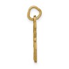 Black Bow Jewelry 14k Yellow Gold Chinese Good Luck Symbol Pendant, 15mm (9/16 inch) - 2 of 4
