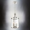 Urban Ambiance Luxury Modern Farmhouse Indoor Chandelier,  20-3/4''H x 10"W x 10''D,  Brushed Nickel Finish, UHP4608 - 3 of 4
