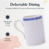 Portmeirion Potter's 9oz Brushstroke Breakfast Mug, Set of 4, Elegant Earthenware Tea Mugs with Handle, Ideal Gift for Coffee Lovers - Blue - 4 of 4