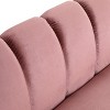 KWPZQEB Velvet 3-Seater Sofa, Modern Tufted Couch 3 Seater with Upholstered & Arms, Modern Couch- 3 Seater Sofa for Living Room, Bedroom, Apartment - 4 of 4