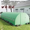 Greenhouse for Outdoors, Large Walk-in Tunnel Greenhouse with Upgraded Swing Door - 3 of 4