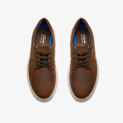 Clarks Mens Brodin Seam Beeswax Shoes 10.5 Medium — фото 8