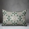 Creative Products Faded Gray Green Medallions 14x20 Indoor / Outdoor Pillow - 3 of 4