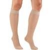 Truform Sheer Compression Stockings, 15-20 mmHg, Women's Knee High Length, 20 Denier - 3 of 4