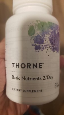 THORNE Basic Nutrients 2/Day - Comprehensive Daily Multivita