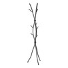 TiramisuBest Black Metal Free - Standing Coat Rack Hall Tree: 74" Tall with 11 Hooks, Ideal for Entryway & Bedroom, Contemporary Modern Design! - 4 of 4