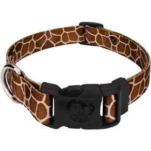 Country Brook Petz Deluxe Giraffe Dog Collar Limited Edition - Made in the U.S.A (5/8 Inch, Small) - 1 of 4