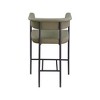 Meridian Furniture,Malin Boucle Fabric Counter Stool, Set of 2 - 4 of 4
