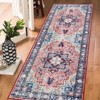 Vintage Farmhouse Boho Area Rug | Ultra Soft Washable Non-Slip Rug with Distressed Rustic Print for Living Room, Bedroom, Dining, Dorm & Office - 2 of 4