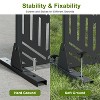 PexFix Outdoor Metal Privacy Screen Garden Fence Stripe Pattern Wall Applique - 4 of 4