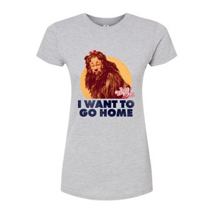 Women's - Wizard of Oz - Lion Home Fitted Graphic T-Shirt - 1 of 4