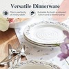 Portmeirion Sophie Conran Lavandula 11 Inch Dinner Plate, Lavender Sprig Design in Soft Purple & Green - Elegant Porcelain Dish - 3 of 4