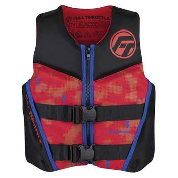 Full Throttle Youth Rapid-Dry Flex-Back Life Jacket
